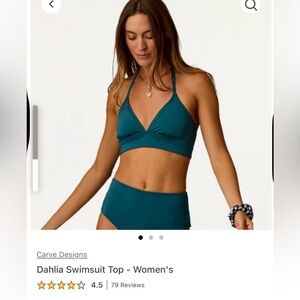 Carve designs size M bikini top